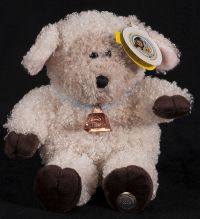 Starbucks Bearista 2004 31st Edition White Lamb Bear Plush